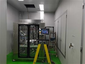 香港某制药公司-江苏万创灭菌科技-高温蒸汽瞬时粉末灭菌设备安装现场！