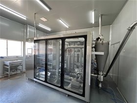 陕西某制药公司2-江苏万创灭菌科技-高温蒸汽瞬时粉末灭菌设备安装现场！